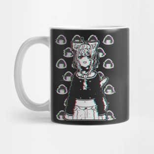 Glitched Okayu Hololive Mug